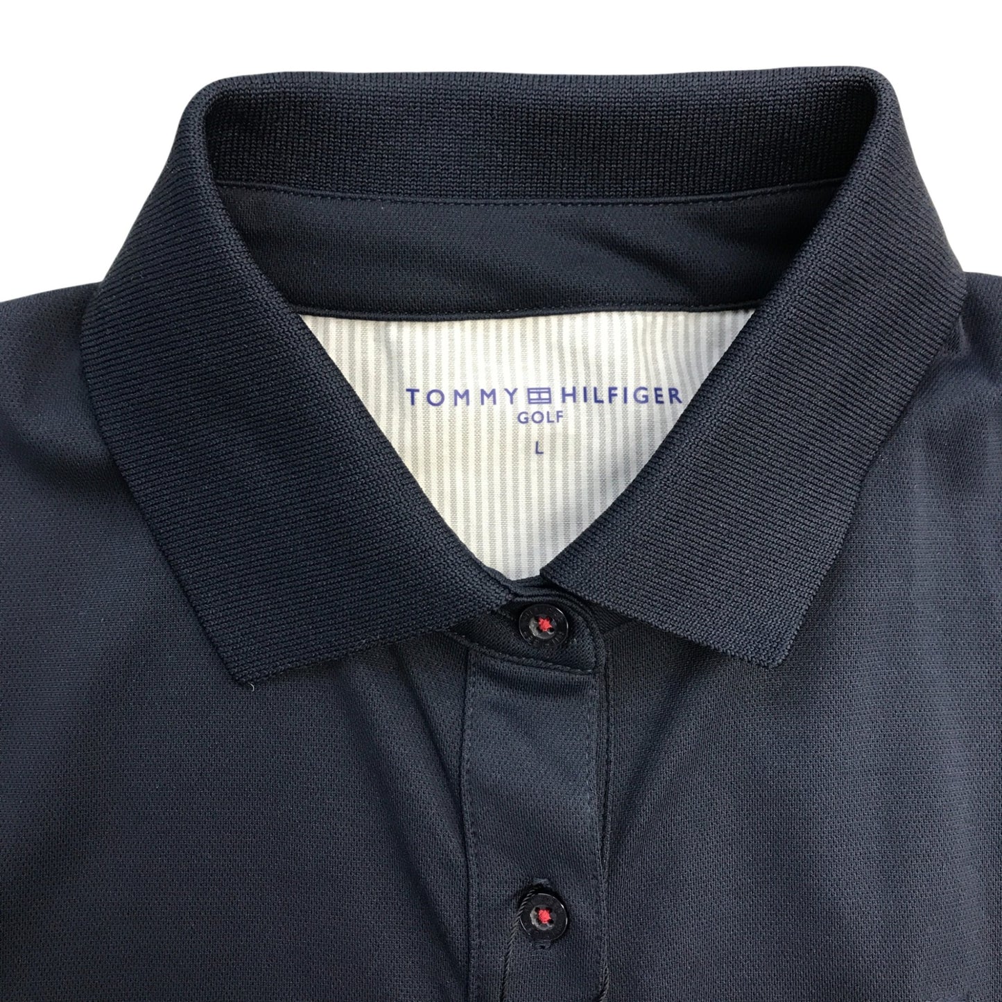 TOMMY HILFIGER GOLF ワンピース レディース フレンチスリーブ ノースリーブ ゴルフウェア ネイビー Lサイズ THLA217 中古 T1