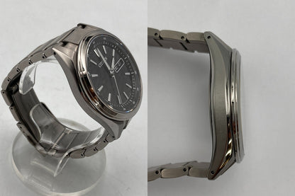 CITIZEN シチズン アテッサ デイデイト エコドライブ 電波時計 AT6040-58E 中古 D4