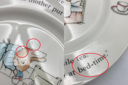 PETER RABBIT by Wedgwood ウェッジウッド ピーターラビット カップ プレート ボウル 3点セット 中古 D4