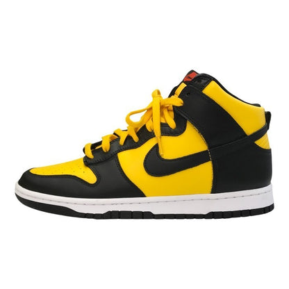 NIKE ナイキ ダンクハイ レトロ スニーカー メンズ ハイカット DUNK HI RETRO ブラック/イエロー 28.5cm DD1399-700 中古 T1