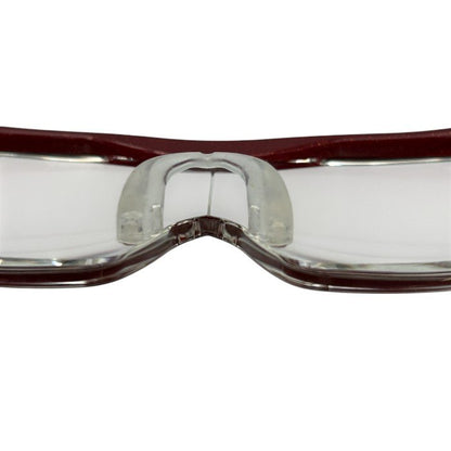 Hazuki ハズキルーペ ラージ 1.6倍 クリアレンズ レッド 拡大鏡 文字見やすい 中古 W４