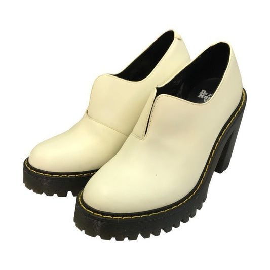 Dr.Martens ドクターマーチン CORDELIA ショートブーツ レディース レザー ヒール ブーティ ホワイト UK4 中古 T1