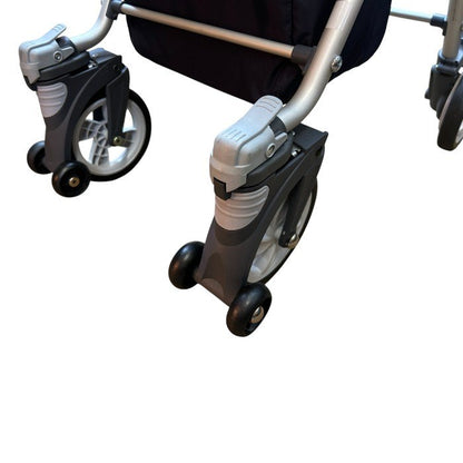 マキテック シルバーカー スルーンボックスＮ ネイビー CB-10NB 高齢者 介護 歩行 中古 W４