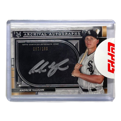未開封品 TOPPS MLBカード MUSEUM COLLECTION ANDREW VAUGHN CHICAGO WHITE SOX /199 #AA-AV 中古 IT2