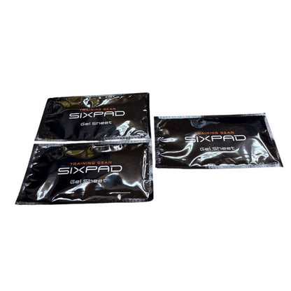 未使用品 SIXPAD Abs Belt シックスパッド専用 高電導ジェルシート 6pcs SP-AB2218G-B 3セット シックスパッド 健康用品 ジェル 中古 W４