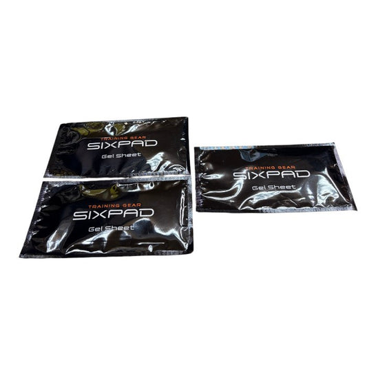 未使用品 SIXPAD Abs Belt シックスパッド専用 高電導ジェルシート 6pcs SP-AB2218G-B 3セット シックスパッド 健康用品 ジェル 中古 W４