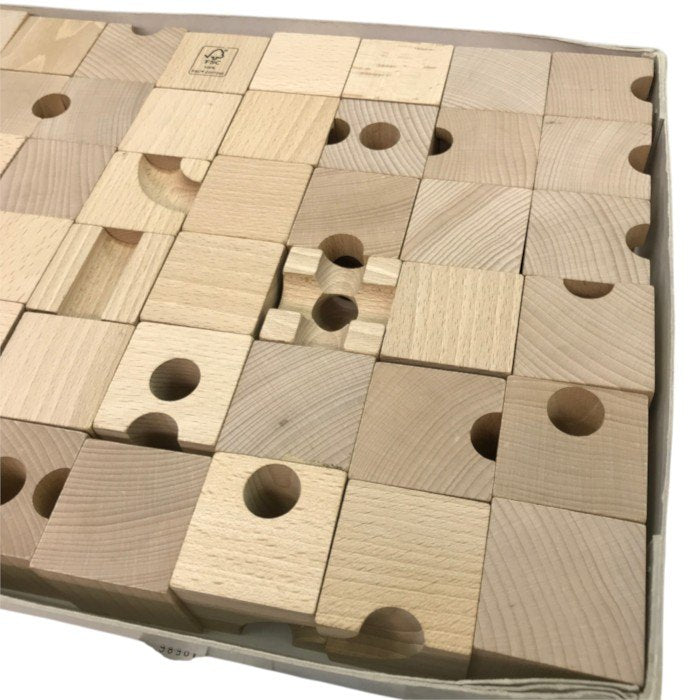 キュボロ (cuboro) キュボロ スタンダード 知育玩具 54ピース 中古 Y1