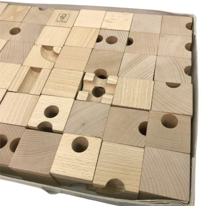 キュボロ (cuboro) キュボロ スタンダード 知育玩具 54ピース 中古 Y1