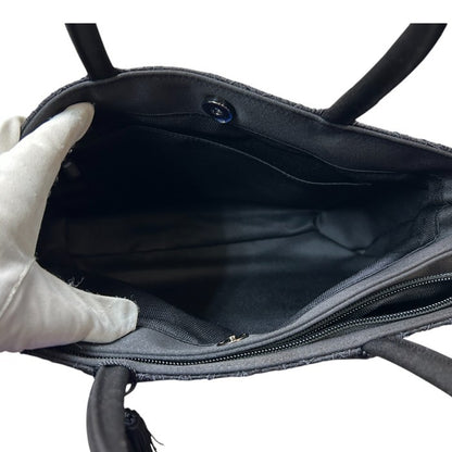 IWASA イワサ 岩佐 ブラック フォーマルバッグ 鞄 お葬式 入学式 卒業式 レディース 花柄 中古 W４