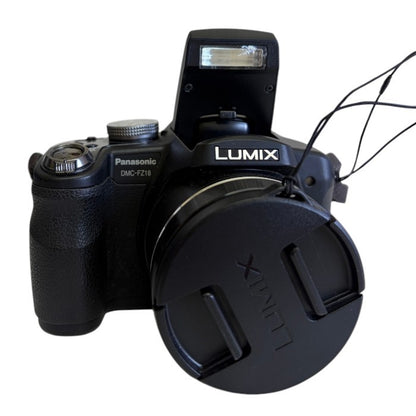 Panasonic パナソニック デジタルカメラ LUMIX ルミックス シルバー DMC-FZ18 カメラ 写真 撮影 動画 SDカード対応 中古 W1