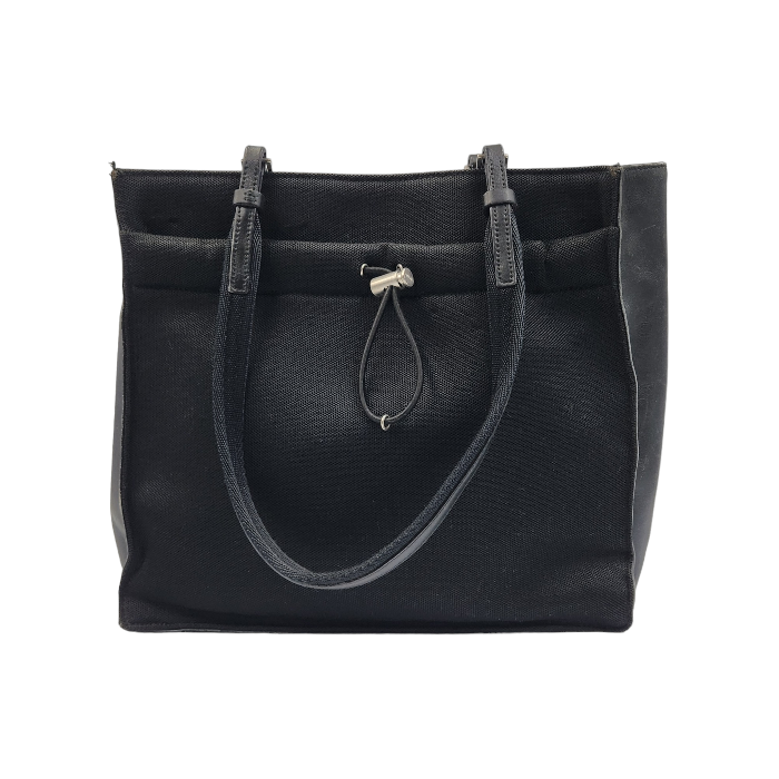 PRADA プラダスポーツ トートバッグ レディース ショルダー メッシュ 肩掛け 裏地あり レザー ブラック 中古 T1