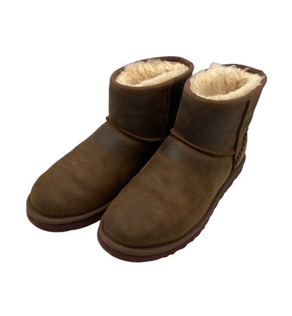 UGG CLASSIC MINI DECO アグ クラシックミニ デコ ムートンブーツ 1003945 サイズ26cm 中古 D4