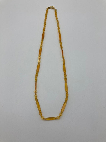 本鼈甲 べっ甲 白甲 ネックレス 中古 D4