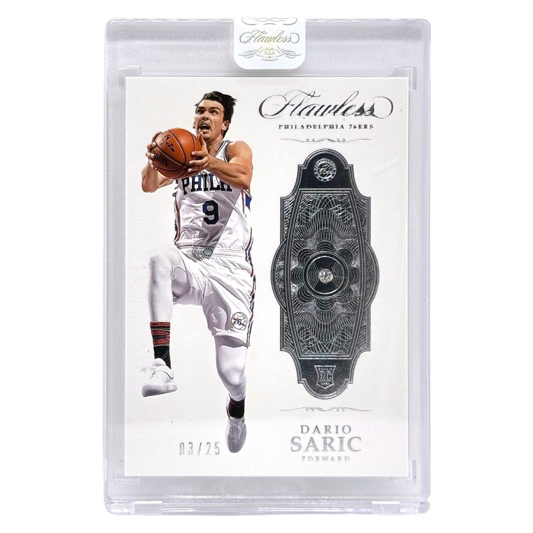 未開封品 PANINI NBAカード FLAWLESS DARIO SARIC PHILADELPHIA 76ERS /25 #19 中古 IT1