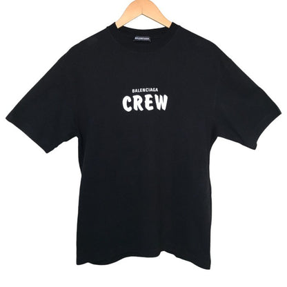 バレンシアガ BALENCIAGA CREW プリント Tシャツ XXS トップス 夏 半袖 メンズ 中古 W1