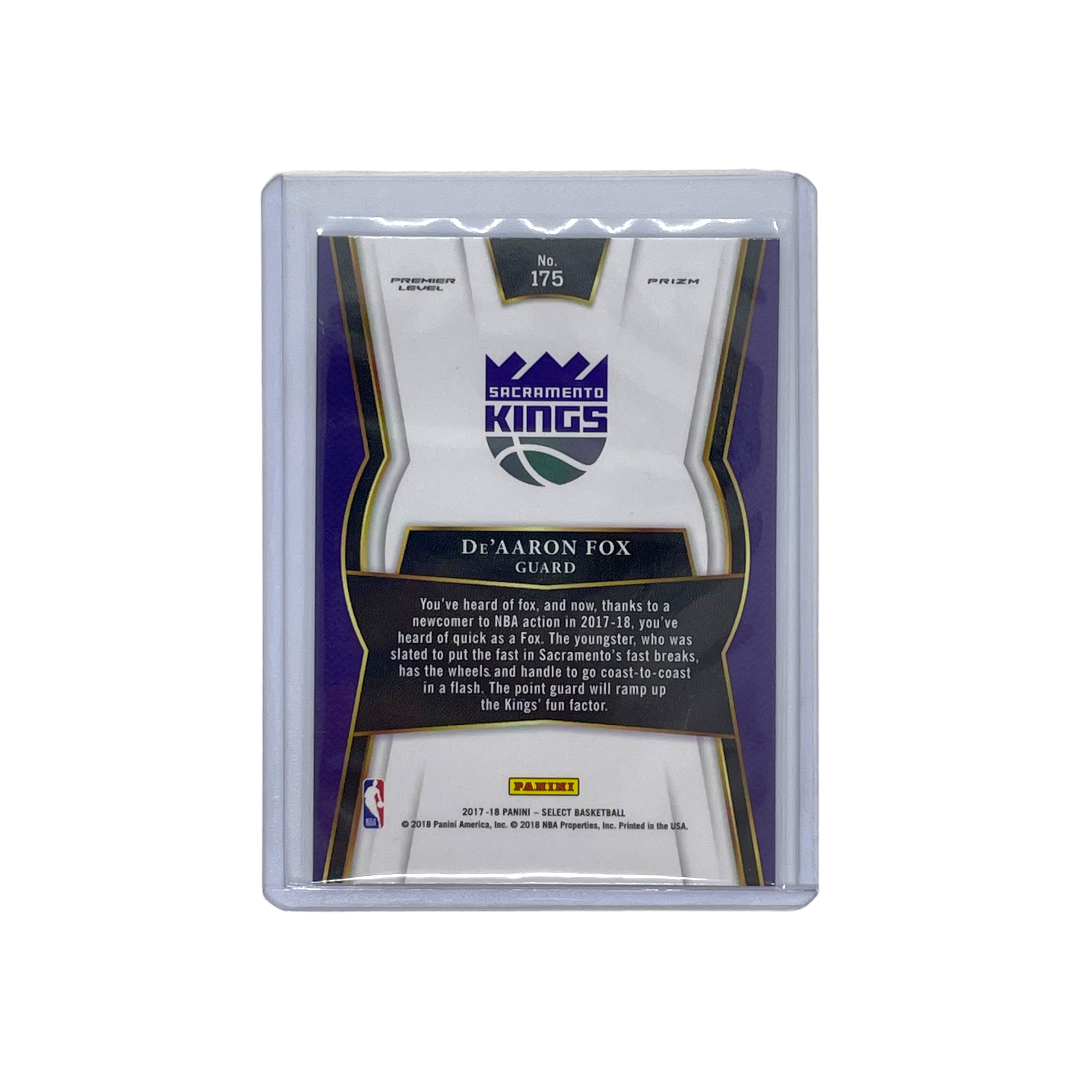 PANINI NBAカード SELECT PREMIER LEVEL PRIZM DE'AARON FOX #175 中古 IT1