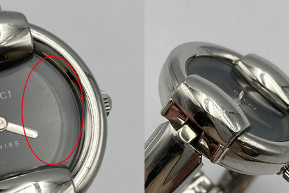 GUCCI グッチ バングルウォッチ 腕時計 クオーツ 1400L レディース 中古 D4
