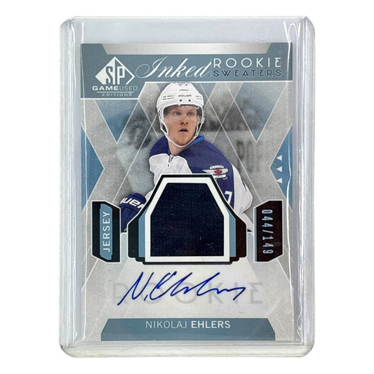UPPER DECK NHLカード SP GAME USED NIKOLAJ EHLERS WINNIPEG JETS /149 #IRS-NE 中古 IT1