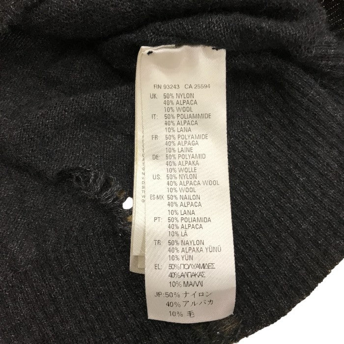 DIESEL ディーゼル ニット トップス レディース 秋冬 セーター アルパカ混 グレー XSサイズ 中古 M1