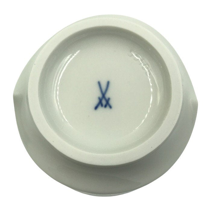 Meissen マイセン 波の戯れ スモールタンブラー ペア 270ml 2個セット ホワイト 白磁 シンプル 湯呑 000000/55405 中古 T1