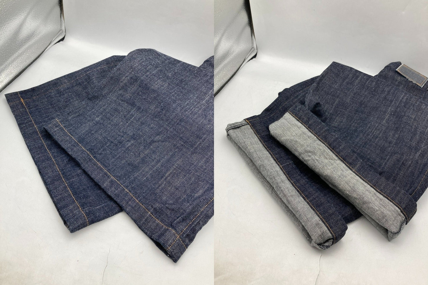 Y’s ワイズ ヨウジ ヤマモト 80OZ DENIM LONG STRAIGHT PANTS デニムパンツ YX-P99-027 サイズ1 レディース 中古 D4