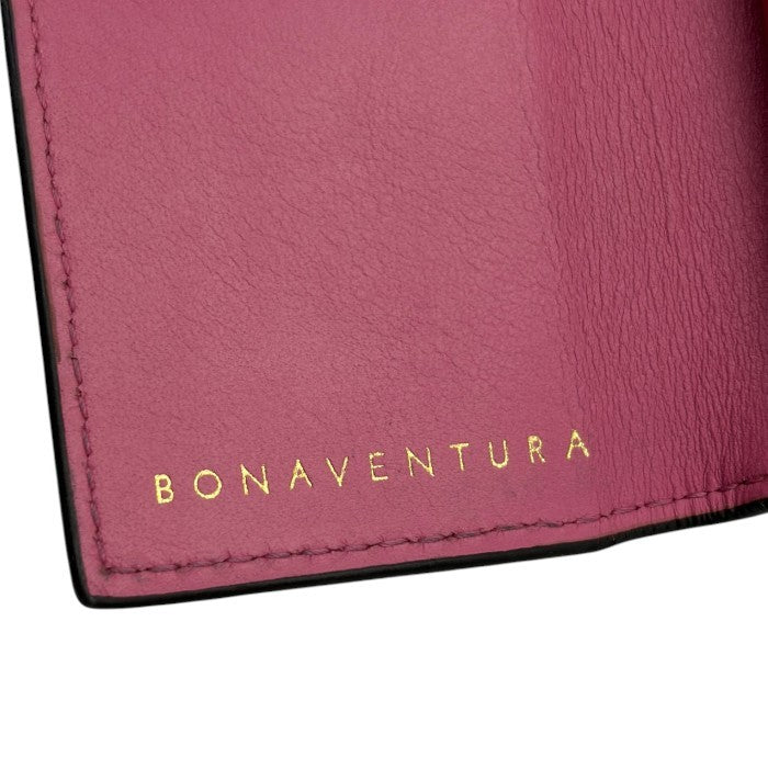 BONAVENTURA ボナベンチュラ スリム キーケース シュリンクレザー アザレ BKCT1-AP レディース かわいい 本革 4連 中古 W４