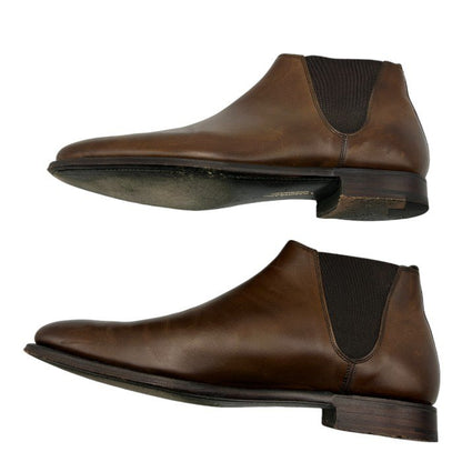 CROCKETT＆JONES クロケット＆ジョーンズ CRANFORD サイドゴアブーツ 6 1/2 E (約25cm) 靴 シューズ メンズ 革靴 レザー 中古 W４