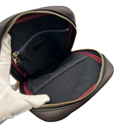 Paul Smith ポールスミス ボディバッグ ブラウン 鞄 メンズ お出かけ レザー 中古 W1