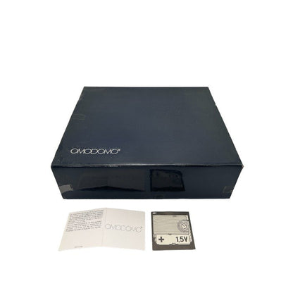 OMODOMO オモドモ イタリア製 テーブルクロック 置時計 インテリア ガラス おしゃれ 小物 中古 W４