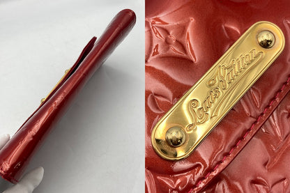 LOUIS VUITTON ルイヴィトン モノグラムヴェルニ サンセット・ブルーバード M93543 訳アリ 中古 D4