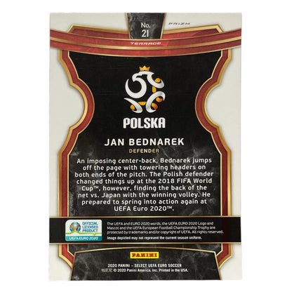 PANINI サッカーカード SELECT UEFA EURO PRIZM JAN BEDNAREK POLAND #21 中古 IT2