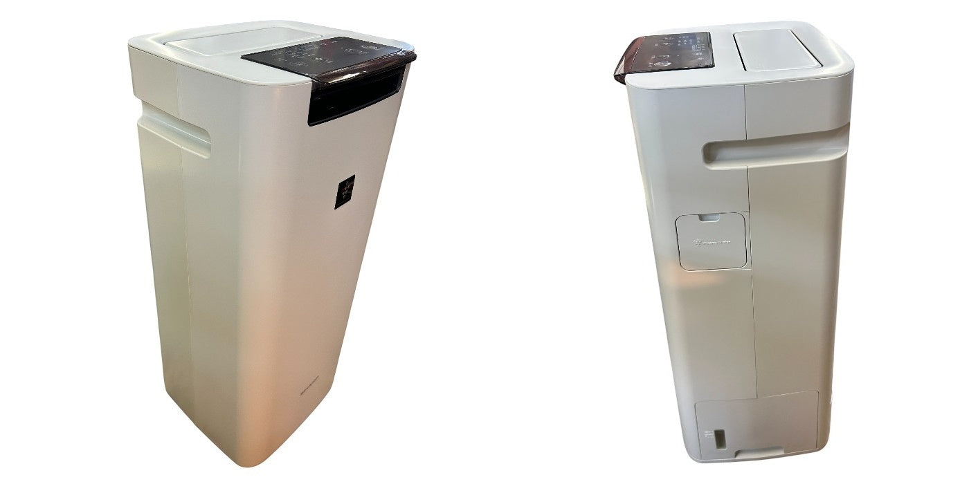 SHARP シャープ プラズマクラスター 25000 加湿空気清浄機 KI-NS40-W 家電 加湿器 スリム コンパクト ファン式 中古 W４