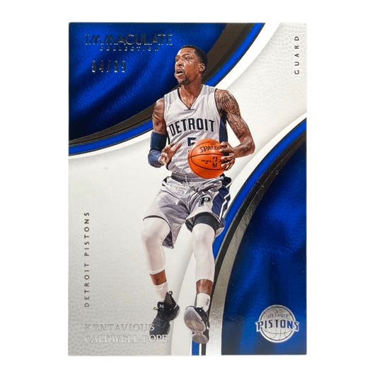 PANINI NBAカード IMMACULATE COLLECTION KENTAVIOUS CALDWELL-POPE DETROIT PISTONS /99 #59 中古 IT2