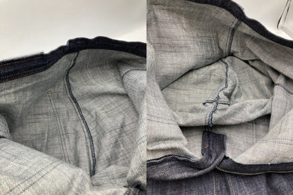 Y’s ワイズ ヨウジ ヤマモト 80OZ DENIM LONG STRAIGHT PANTS デニムパンツ YX-P99-027 サイズ1 レディース 中古 D4