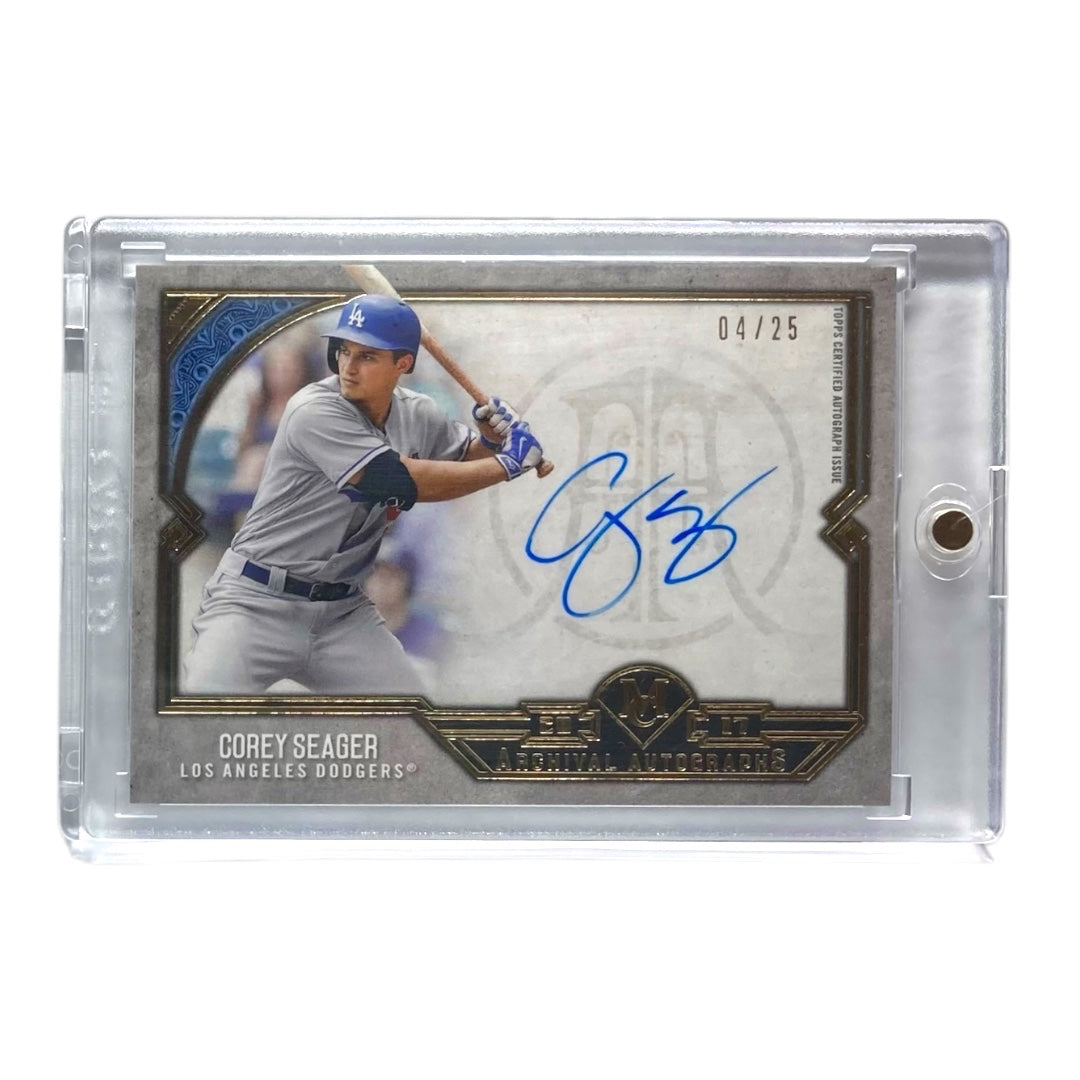 TOPPS MLBカード MUSEUM COLLECTION COREY SEAGER LOS ANGELES DODGERS /25 #AA-CSE 中古 IT2