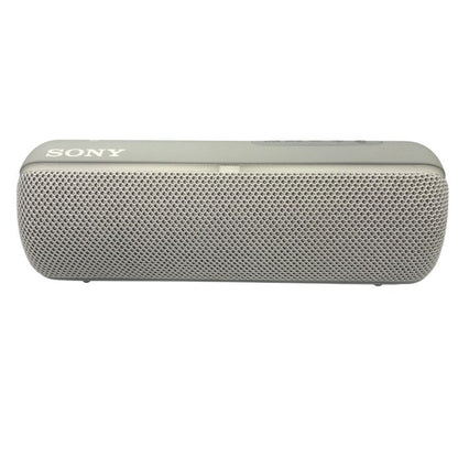 ソニー ワイヤレスポータブルスピーカー SRS-XB22 : 防水 マイク付き 最大12時間連続再生 グレー SRS-XB22 H 中古 Y1