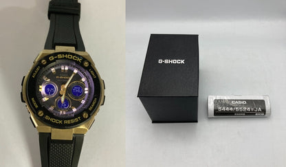 [カシオ] 腕時計 ジーショック G-STEEL 電波ソーラー GST-W300G-1A9JF メンズ ブラック 中古 D4