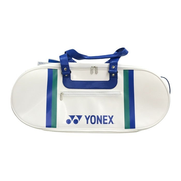 YONEX ヨネックス 75周年 ラウンドトーナメントバッグ ラケットバッグ 75TH ANNIVERSARY テニス2本用 ポリウレタン ホワイト BAG01WAE 中古 T1