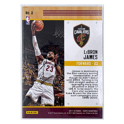 PANINI NBAカード HOOPS LEBRON JAMES CLEVELAND CAVALIERS #2 中古 IT1