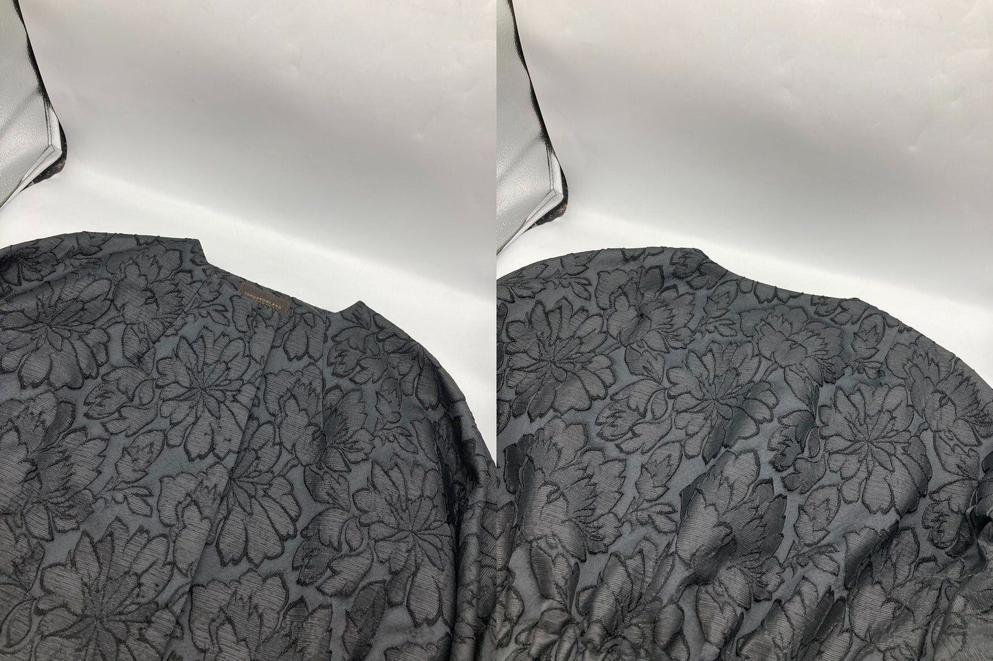 TOMORROWLAND トゥモローランド コレクション ノーカラー ジャケット サイズ36 フラワー 中古 D4