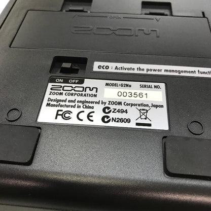 ZOOM ギターエフェクター/オーディオインターフェース ブラック G2Nu 中古 Y1
