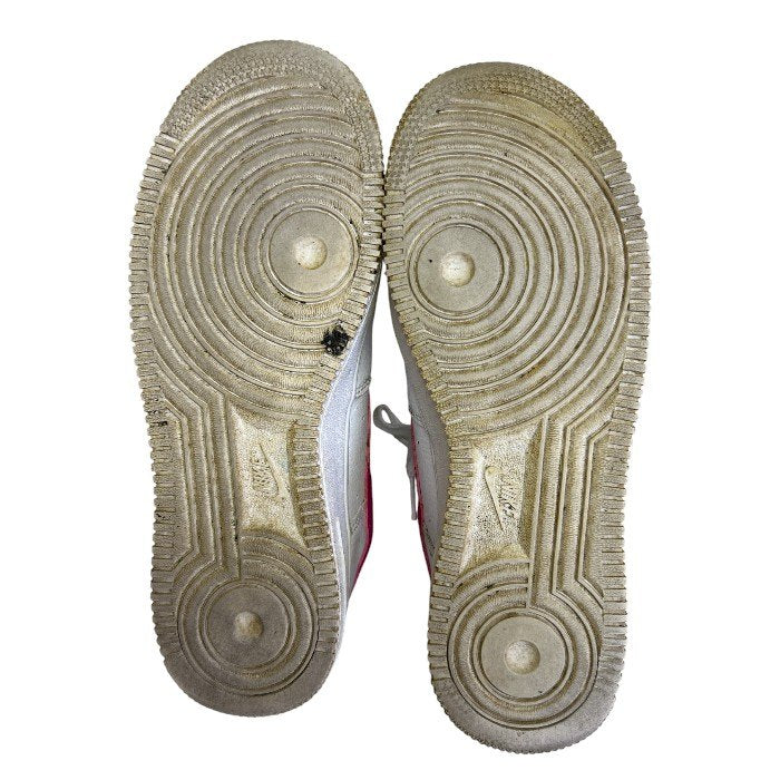 NIKE エアフォース1 ローカットスニーカー 24.5cm DD8959-102 靴 レディース シューズ ピンク ホワイト 中古 W1