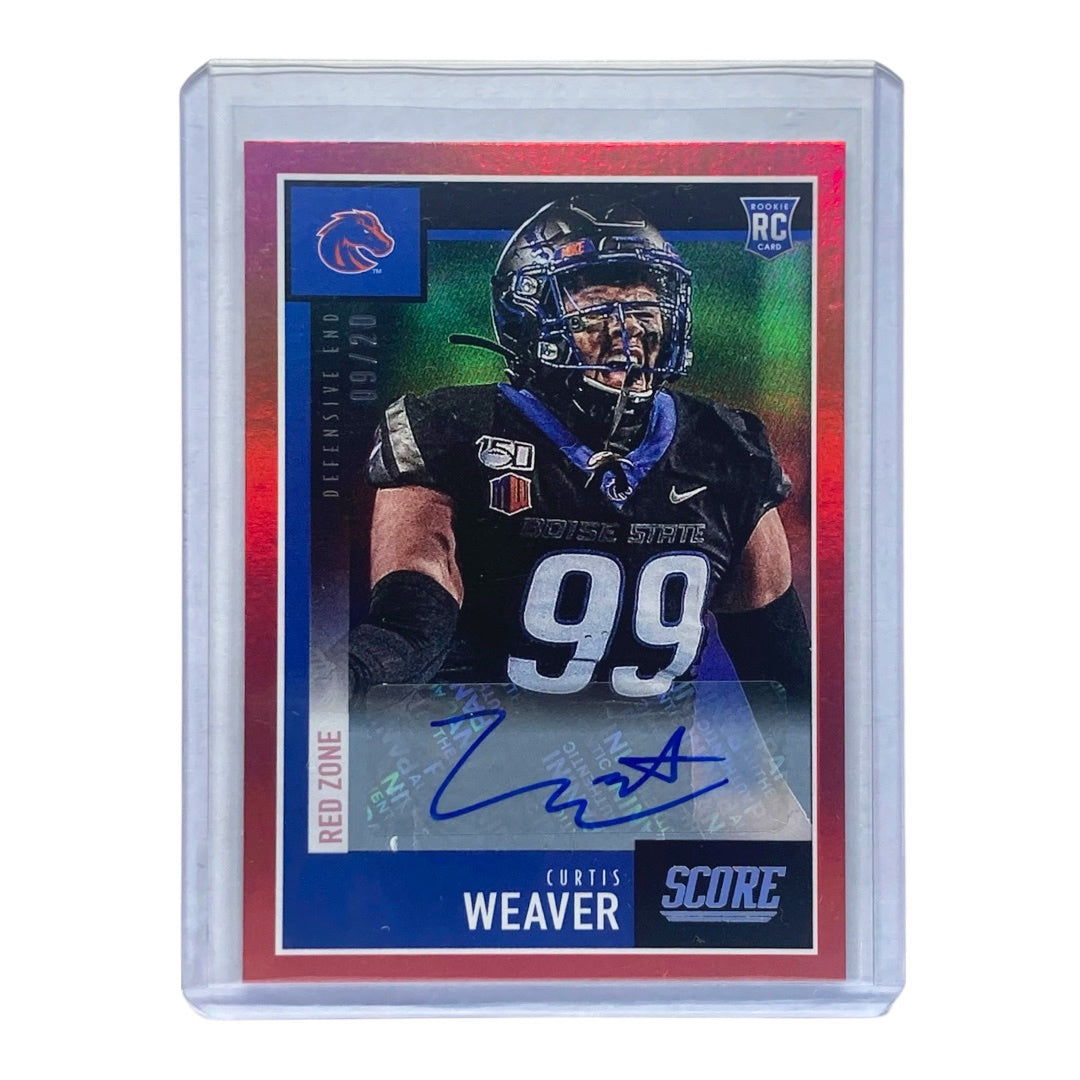 PANINI NFLカード SCORE CURTIS WEAVER BRONCOS 09/20 #339 中古 IT2