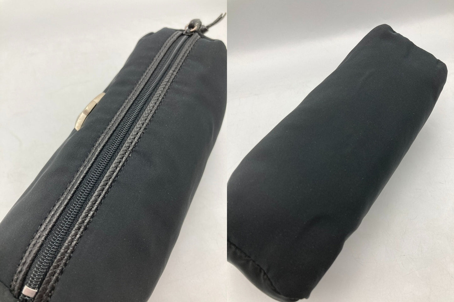 BOTTEGA VENETA ボッテガヴェネタ ナイロンポーチ ブラック 中古 D4