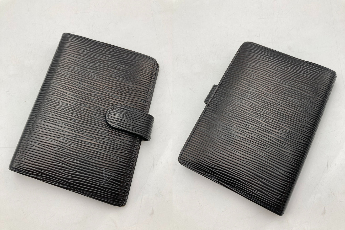 LOUIS VUITTON エピ アジェンダPM 手帳カバー ブラック R20052 リフィルあり 中古 D4