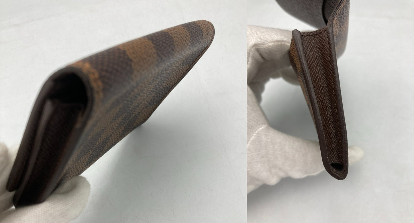 LOUIS VUITTON ルイヴィトン ダミエ アンヴェロップ カルト ドゥ ヴィジット 名刺入れ/カードケース N62920 中古 D4