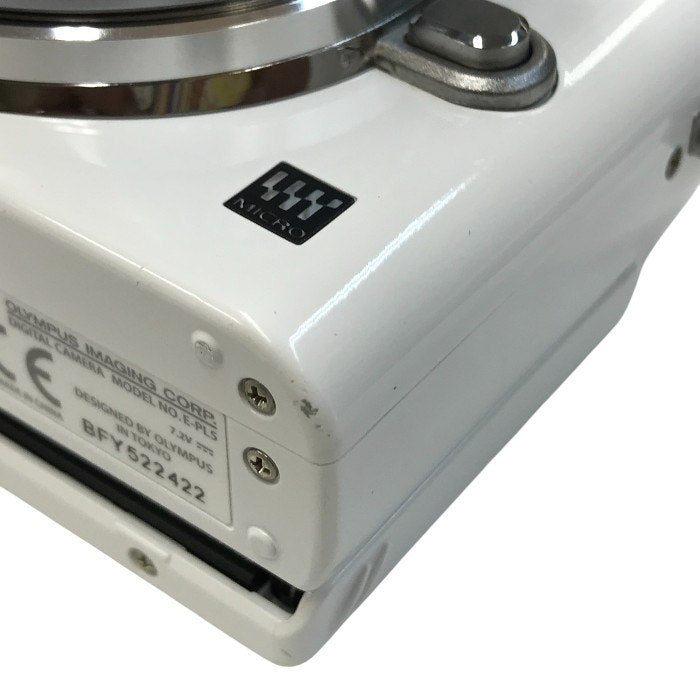 OLYMPUS オリンパス PEN Lite ミラーレス デジタル一眼レフ カメラ ダブルズームキット ホワイト/ベージュ レンズセット タッチ操作 自分撮り E-PL5 中古 T1