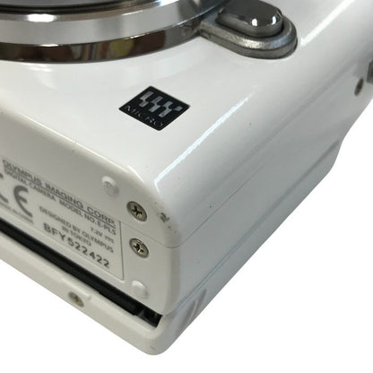 OLYMPUS オリンパス PEN Lite ミラーレス デジタル一眼レフ カメラ ダブルズームキット ホワイト/ベージュ レンズセット タッチ操作 自分撮り E-PL5 中古 T1