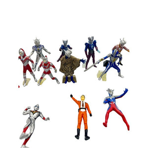 ウルトラマン フィギュア 17体 セット HGシリーズ ガシャポン ハヤタ隊員 ウルトラマンゼロ 中古 W４