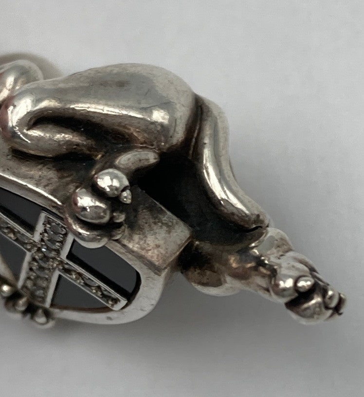 Justin Davis ジャスティンデイビス リーガルライオン ペンダントトップ シルバー925 中古 D4